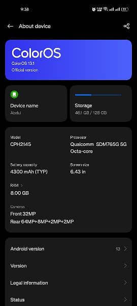 oppo reno 5 5g 0