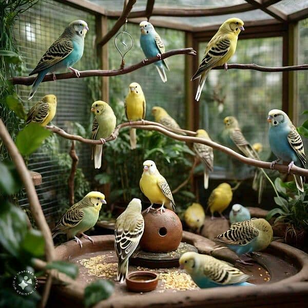 beautiful budgies parrots 1