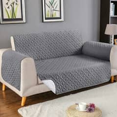 Quilted sofa cover