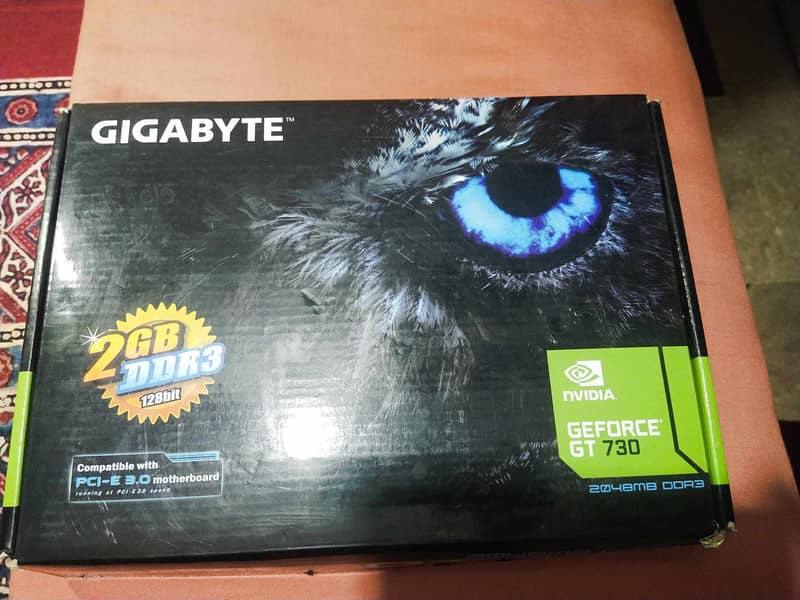 NVIDIA Gigabyte Geforce GT - 730 2gb 128 bit 5