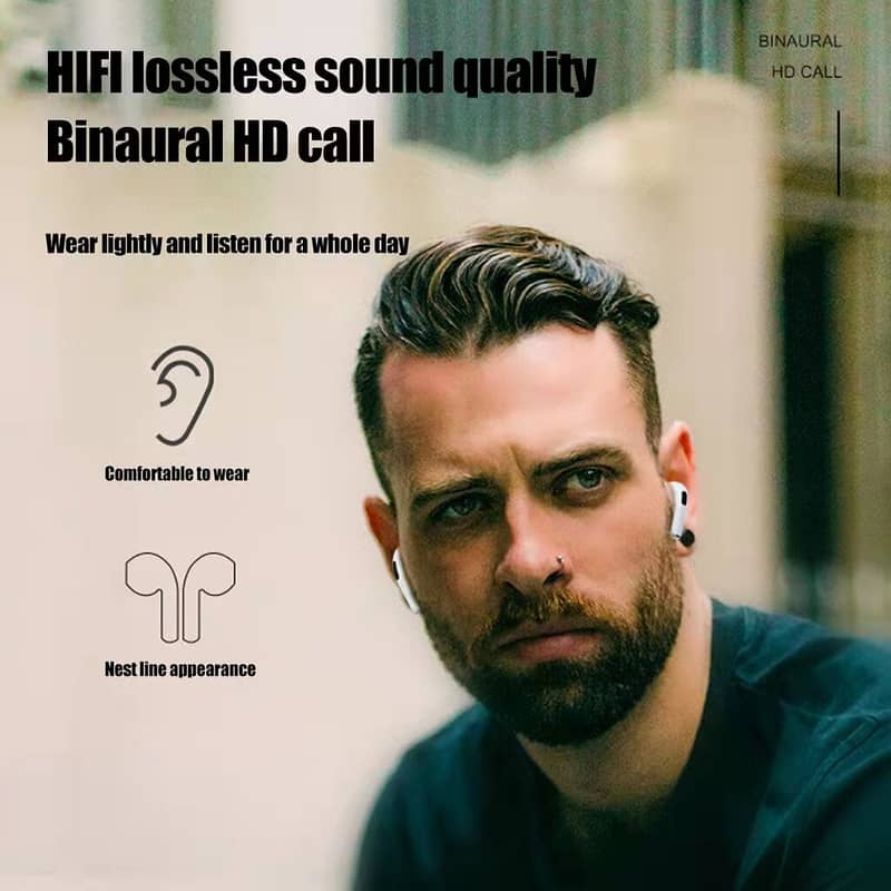 Pro 6 JBL TWS Bluetooth Earphone Wireless Headphone HiFi Bass 5