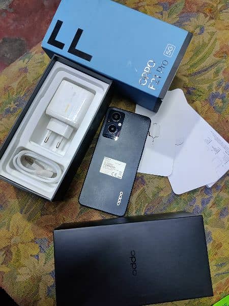 oppo f21pro 5G complete the 8GB ram 128GB 7