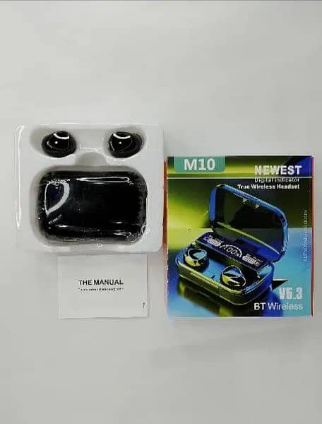 M10 TWS Wireless Bluetooth Earbuds 2