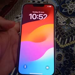 I phone 14 plus light purple no one fault non pta