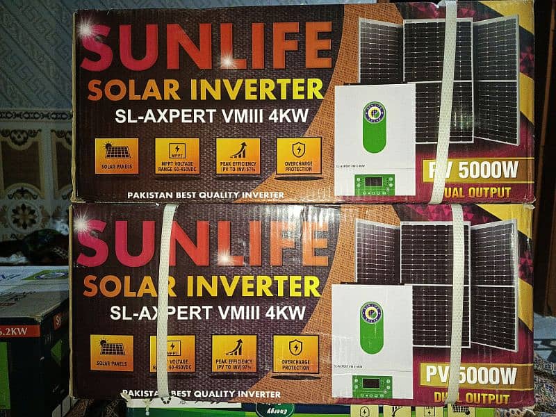 Sunlife Solar Axpert VM III PV5000 4Kw Dual Output Hybrid Bult In WiFi 3