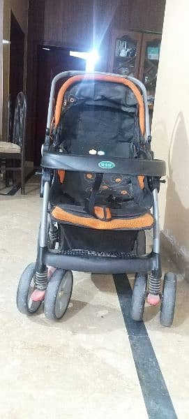 High-Quality Imported Baby Pram - Gently Used, Excellent Condition! 1