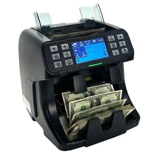 Cash currency Note sorting machine with printer SM-450 fake detection 0