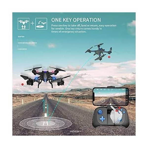 SNAPTAIN S5C Drone WiFi FPV 1080P HD camera drone Voice control 5