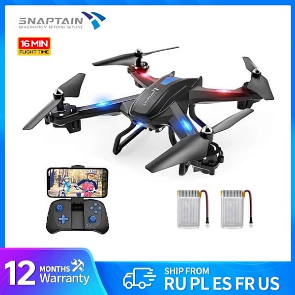 SNAPTAIN S5C Drone WiFi FPV 1080P HD camera drone Voice control 8