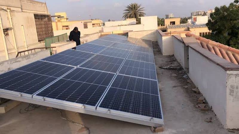 24 house free electricity 1kw/100kw solar system installed 3