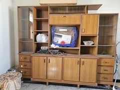 crockery cabenit with TV unit (lcd console)