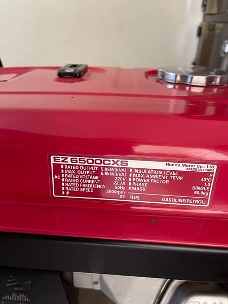 Orignal Honda Generator 5KVA 7