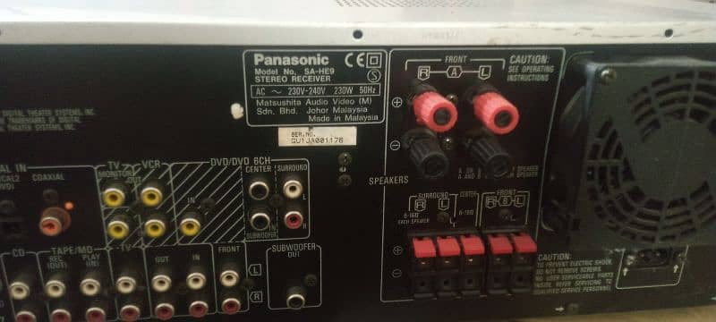 Panasonic amplifier 2
