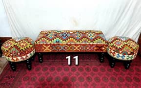Ottomans Puffy 05 Seater