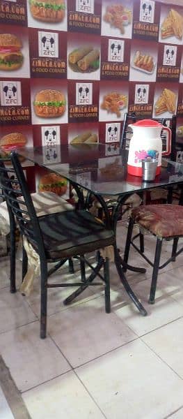 Dining table and Chairs For Sale 1