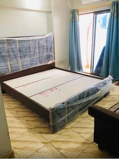 Wooden bed one month use
