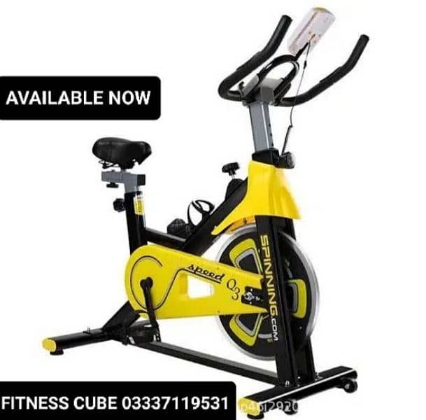 BRAND NEW BOX PACK SPINNING BIKE, SIX MONTHS BRAND WARRANTEE. 0