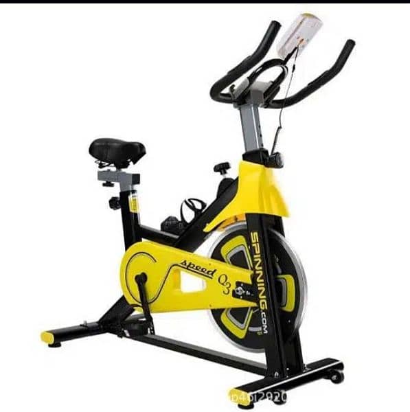 BRAND NEW BOX PACK SPINNING BIKE, SIX MONTHS BRAND WARRANTEE. 1