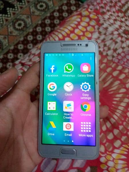 Samsung a3 good condition one hand use urgent sale contact 1