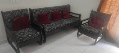 5 seater solid wood sofa set for sale 0