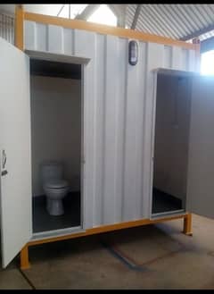 portable washroom or site office