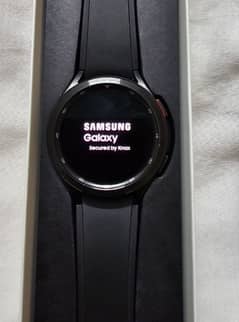 Galaxy watch 4 classic 46mm black + Extra accessories 0