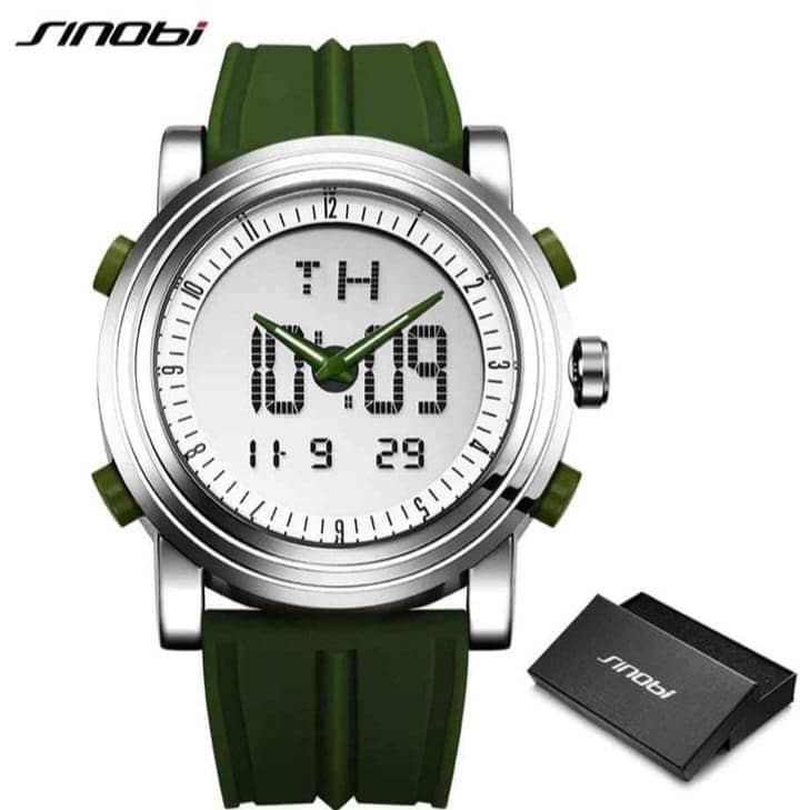 SINOBI Digital Sports Watch For Men Chronograph Men's Wrist Watch 0