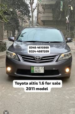 Toyota Corolla Altis 2011 manual 1.6 urgent sale 0