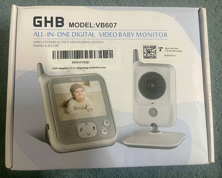 GHB Baby Monitor with 3.2 Inch display and Night Vision Camera 4