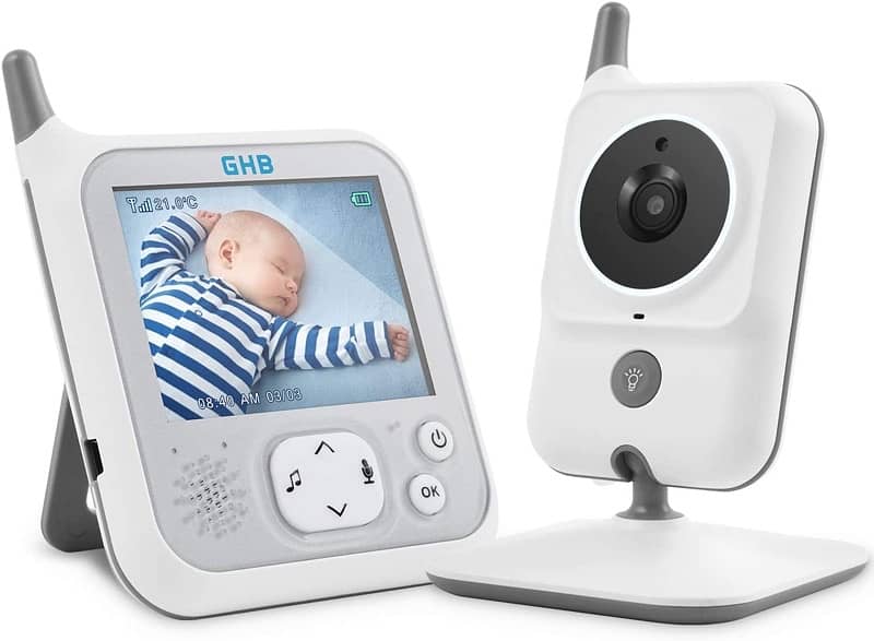 GHB Baby Monitor with 3.2 Inch display and Night Vision Camera 9