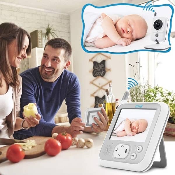 GHB Baby Monitor with 3.2 Inch display and Night Vision Camera 14