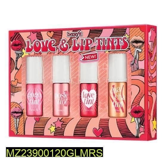 Pack of 4 Smudge Proof Lip Tint 0