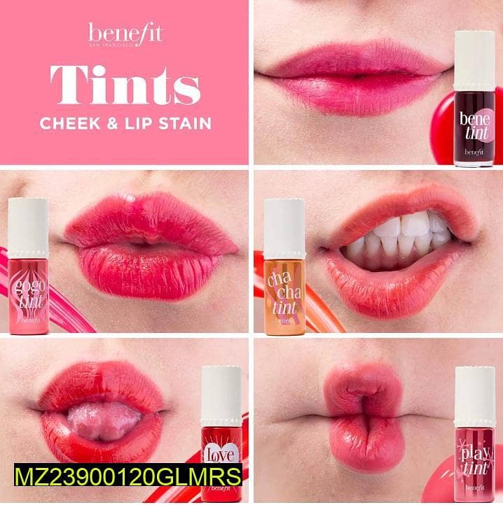 Pack of 4 Smudge Proof Lip Tint 1