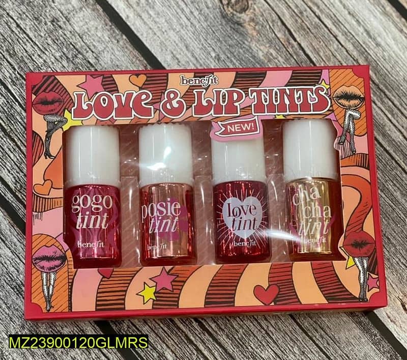 Pack of 4 Smudge Proof Lip Tint 3