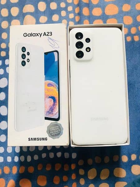 samsung A23 128 GB White colour 0