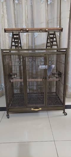bird cage with play area 0