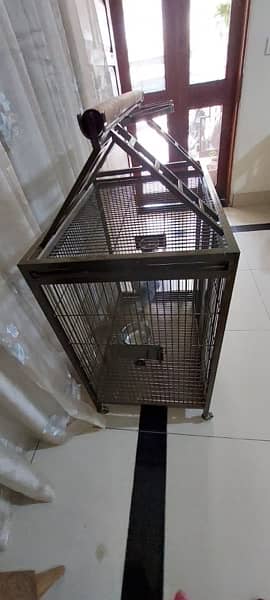 bird cage with play area 2