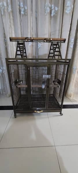 bird cage with play area 5