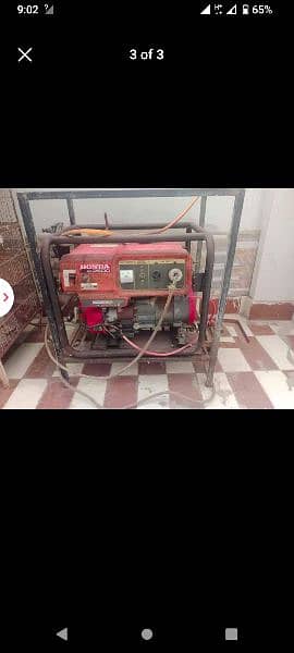 Honda 2.5 kv generator for sale used 0