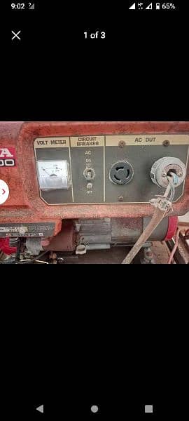 Honda 2.5 kv generator for sale used 2