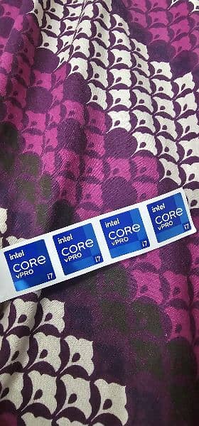 core i7 and windows 11 and intel graphic original oem stickers 2