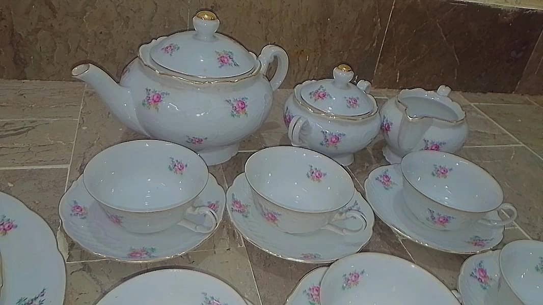 Tea set of 1694 bavaria german  set 16 pcs 0