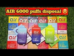AIR 6000 puffs disposible device