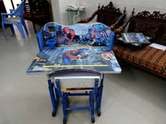 Kids study table spider man themed