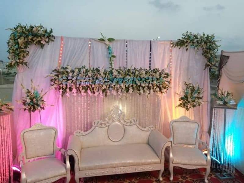 Fresh and artificial flowers Specialist stage decor 3