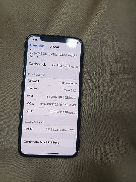 iphone 11pro bettery 78 pta approved 512gb water pck nai hai 5