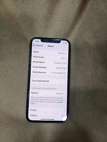 iphone 11pro bettery 78 pta approved 512gb water pck nai hai 6