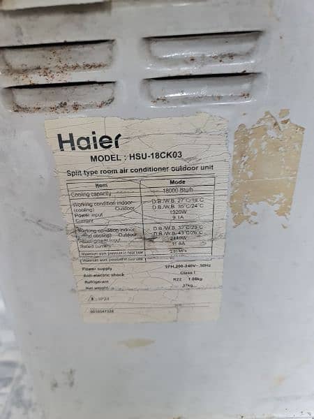 haier 1.5 ton haier 1.0 and sabro 1.5 ton 3