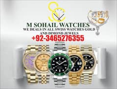 SWISS WATCHES Dealers All over Pakistan & UAE