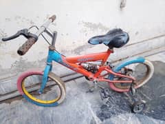 Shocks Bicycle for kids upto 6 to 12 Years in running Condition